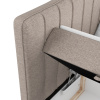 Béžová čalouněná postel boxspring SKYFALL 200 x 200 cm -fv-interier-25