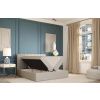 Světle béžová čalouněná postel boxspring SKYFALL 160 x 200 cm -fv-interier-25