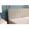 Světle béžová čalouněná postel boxspring SKYFALL 160 x 200 cm -fv-interier-25