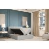 Šedobéžová čalouněná postel boxspring SKYFALL 200 x 200 cm -fv-interier-25