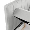 Šedobéžová čalouněná postel boxspring SKYFALL 200 x 200 cm -fv-interier-25