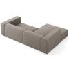 Šedá čalouněná rohová pohovka Cosmopolitan Design Arendal 224 cm, levá