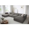 Šedá čalouněná rohová pohovka do "U" Cosmopolitan Design Arendal 364 cm -fv-interier-25