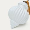 Set dvou bílých skleněných vánočních ozdob Kave Home Irlo 13 cm -fv-interier-25