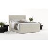Šedobéžová čalouněná postel boxspring IMAGINE 160 x 200 cm