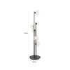 Černá skleněná stojací lampa Richmond Luva 140 cm