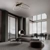 Černé kovové stropní LED světlo Nova Luce Kiklos 72 cm -fv-interier-25