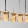 Zlaté skleněné závěsné LED světlo Nova Luce Licio 84 cm -fv-interier-25