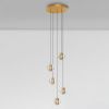 Zlaté skleněné závěsné LED světlo Nova Luce Licio 31 cm -fv-interier-25