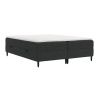 Antracitově šedá čalouněná postel boxspring MALTE 200 x 200 cm