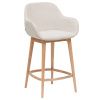 Béžová barová židle Kave Home Konna 65 cm