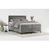 Šedá čalouněná postel boxspring NOBLE 200 x 200 cm -fv-interier-25