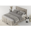 Béžová čalouněná postel boxspring NOBLE 200 x 200 cm -fv-interier-25