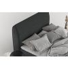 Antracitově šedá čalouněná postel boxspring MELBA 200 x 200 cm -fv-interier-25