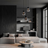 Kouřově šedé skleněné závěsné světlo Nova Luce Blacu 42 cm -fv-interier-25