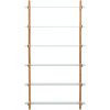 Skleněná modulární police Kave Home Sitra 202 x 110 cm