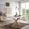 Bílý jídelní stůl Kave Home Argo 180 x 100 cm s přírodní kovovou podnoží -fv-interier-25