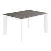 Šedý keramický rozkládací stůl Kave Home Axis II. 140/200 x 90 cm