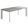 Šedý porcelánový rozkládací jídelní stůl Kave Home Axis 140/200 x 90 cm -fv-interier-25
