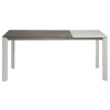 Šedý keramický rozkládací jídelní stůl Kave Home Axis II. 140/200 x 90 cm