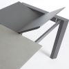 Šedý keramický rozkládací jídelní stůl Kave Home Axis IV. 120/180 x 80 cm -fv-interier-25