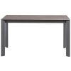 Šedý keramický rozkládací jídelní stůl Kave Home Axis IV. 140/200 x 90 cm