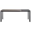 Šedý keramický rozkládací jídelní stůl Kave Home Axis IV. 140/200 x 90 cm