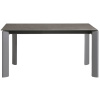 Šedý keramický rozkládací jídelní stůl Kave Home Axis VI. 160/220 x 90 cm