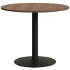 Ořechový bistro stolek Kave Home Esilda 90 cm