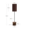 439110 6 tmava drevena stojaci lampa kave home kor 145 5 cm