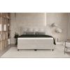 Světle béžová sametová postel boxspring SINAI 160 x 200 -fv-interier-25