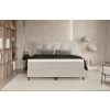 Světle béžová sametová postel boxspring SINAI 200 x 200 -fv-interier-25