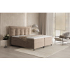 Béžová sametová postel boxspring SINAI 160 x 200 -fv-interier-25