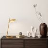 Zlatá kovová stolní LED lampa Nova Luce Flute -fv-interier-25