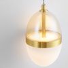 Bílo-zlaté skleněné nástěnné LED světlo Nova Luce Egna -fv-interier-25