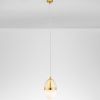 Bílo-zlaté skleněné závěsné LED světlo Nova Luce Egna 12 cm -fv-interier-25