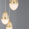 Bílo-zlaté skleněné závěsné LED světlo Nova Luce Egna 45 cm -fv-interier-25