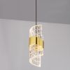 Černo-zlaté závěsné LED světlo Nova Luce Seneca 6,5 cm -fv-interier-25