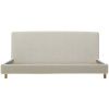 Šedá čalouněná dvoulůžková postel Kave Home Valma 180 x 200 cm
