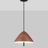 Hnědé kovové závěsné LED světlo Nova Luce Oros 40 cm -fv-interier-25