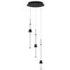 Černé závěsné LED světlo Nova Luce Atmosfera 35 cm