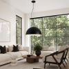 Černé kovové závěsné světlo Nova Luce Tholos 60 cm -fv-interier-25