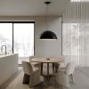 Černé kovové závěsné světlo Nova Luce Tholos 70 cm -fv-interier-25