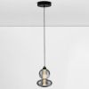 Kouřově šedé skleněné závěsné LED světlo Nova Luce Bally 20 cm -fv-interier-25