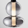Kouřově šedé skleněné závěsné LED světlo Nova Luce Bally 20 cm -fv-interier-25
