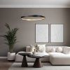 Černo-zlaté kovové závěsné LED světlo Nova Luce Dobi 80 cm -fv-interier-25