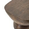 Hnědý dřevěný konferenční stolek Cobble 75 x 59 cm -fv-interier-25