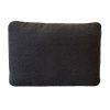 Tmavě šedý bouclé polštář Kave Home Blok 40 x 60 cm