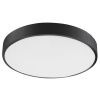 Černé kovové stropní LED světlo Nova Luce Hadon 40 cm