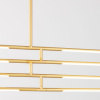 Zlaté kovové závěsné LED světlo Nova Luce Raccio 85 cm -fv-interier-25